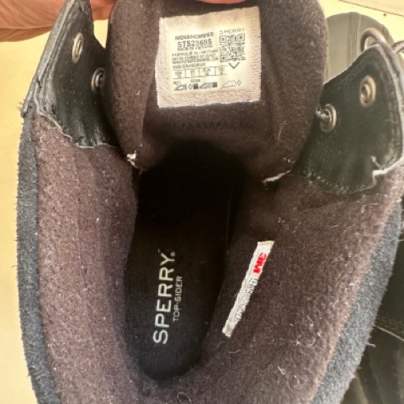 Sperry Cold Bay Thinsulate Duck Boot - All Black - US 12 NWOT - Picture 7 of 14